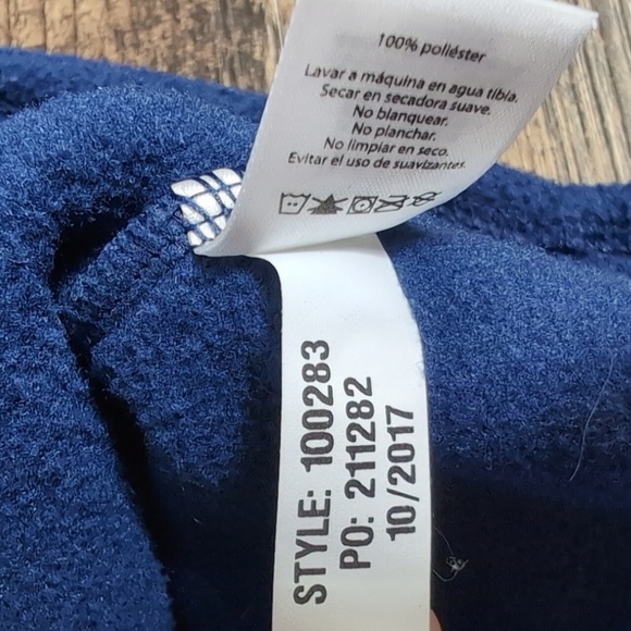 Vineyard Vines Fleece Snap Shacket Shirt Jacket Size XL in Navy Blue - Picture 8 of 10